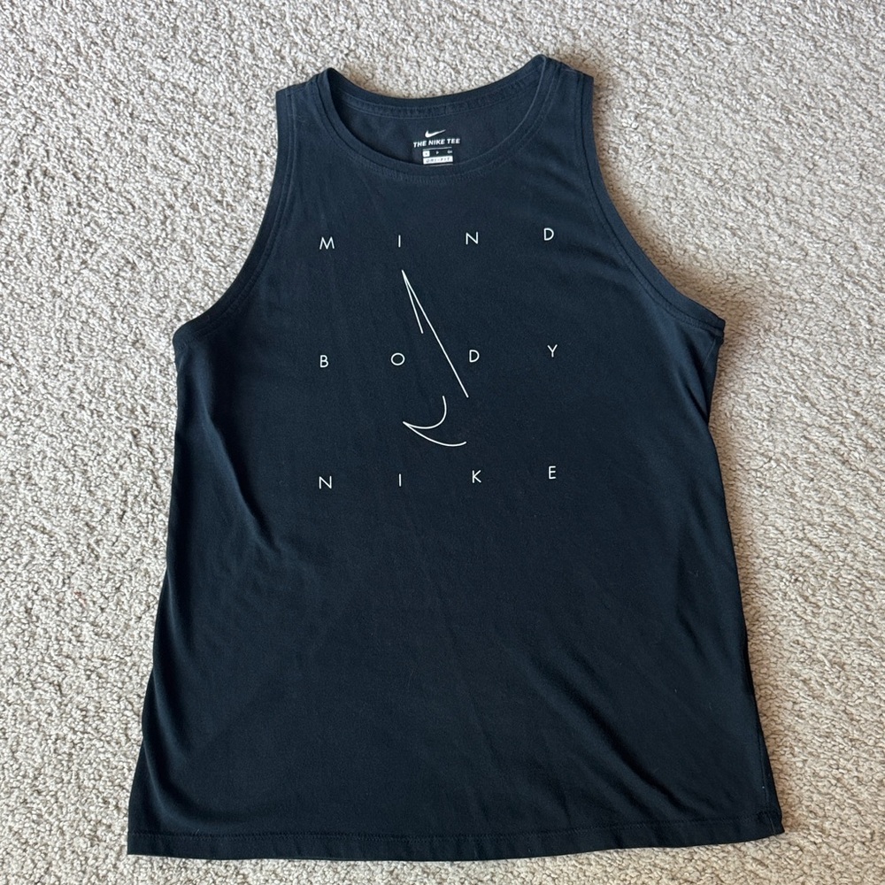 Nike Dri Fit Black Sleeveless Tank Women’s Size S